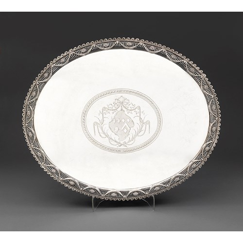 A Large George III Silver Salver